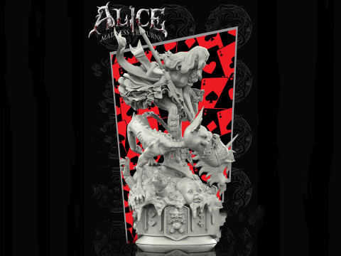 Alice madness return 3D Finger Ready to Print Modèles 3D en vedette