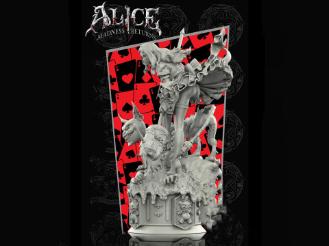 Alice madness return 3D Finger Ready to Print Modèles 3D en vedette