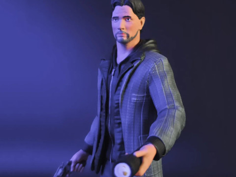 Alan Wake 3D Finger Ready to Print 3D Принт Модель