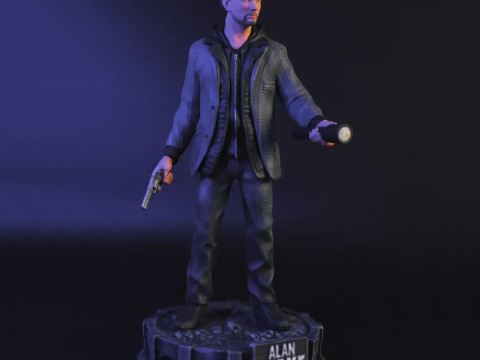 Alan Wake 3D Finger Ready to Print 3D Принт Модель