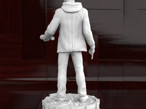 Alan Wake 3D Finger Ready to Print 3D Принт Модель