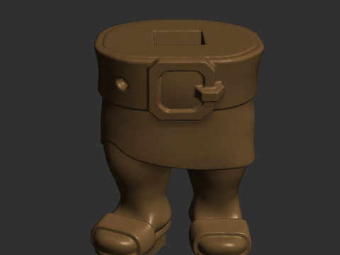 Barbarian King GAMBODY 3D Finger Ready to Print 3D 프린트 모델