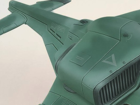 Azure Dragon Dropship 3D Finger Ready to Print 3D Druckmodell