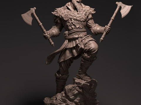Eivor Assassins Creed Valhalla 3D Finger Ready to Print 3Dプリントモデル
