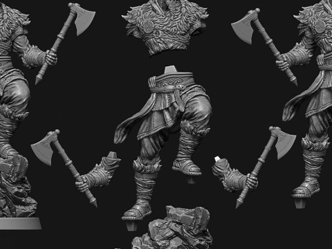 Eivor Assassins Creed Valhalla 3D Finger Ready to Print 3D Print Model