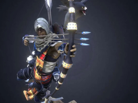 Bayek Assassin Creed Origins Dawn Of The Creed 3D Finger Ready to Print 3Dプリントモデル