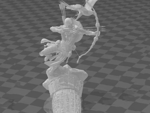 Bayek Assassin Creed Origins Dawn Of The Creed 3D Finger Ready to Print 3D 打印模型