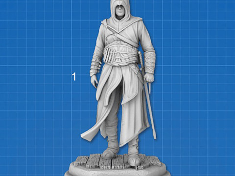 Assassins Creed 3D Finger Ready to Print Modèles 3D en vedette