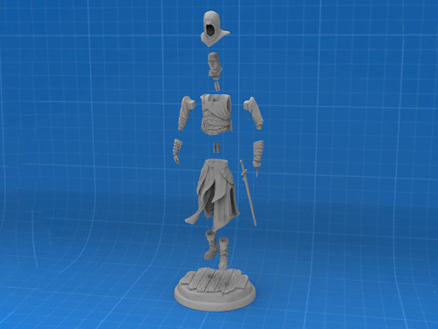 Assassins Creed 3D Finger Ready to Print Modèles 3D en vedette