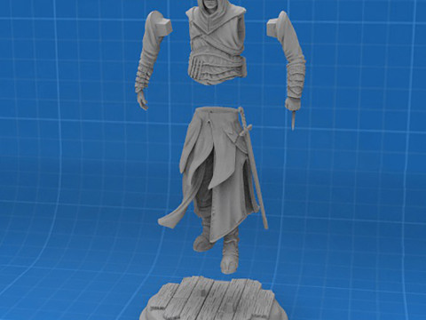 Assassins Creed 3D Finger Ready to Print Modèles 3D en vedette