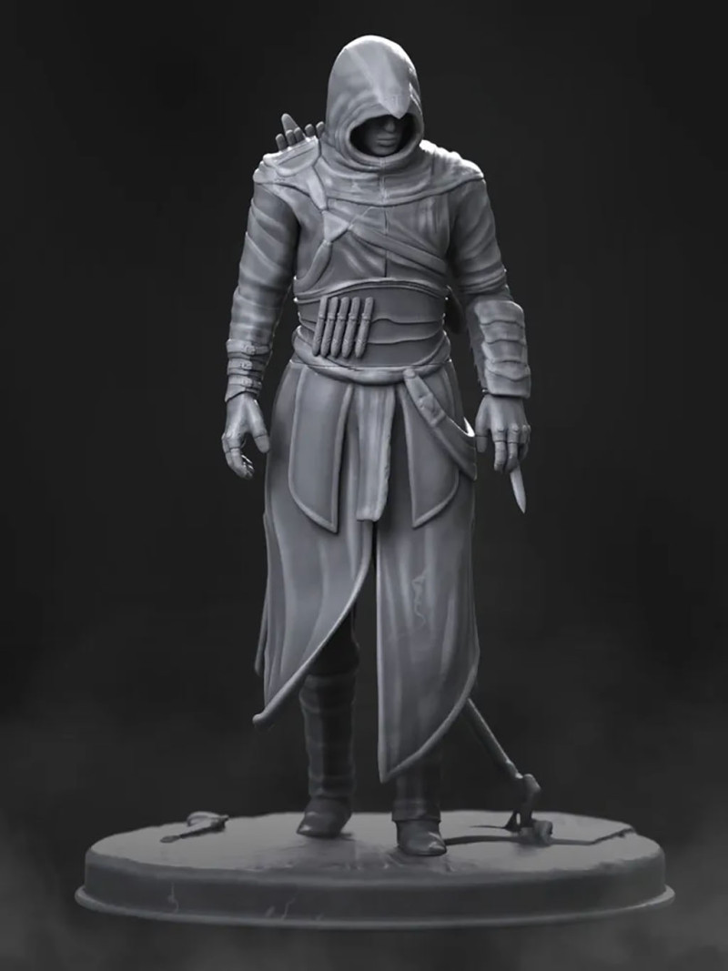 Assassin's Creed 3D Baskı Modeli .c4d .max .obj .3ds .fbx .stl .blend 