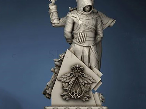 Assassins Creed Bust 3Dプリントモデル