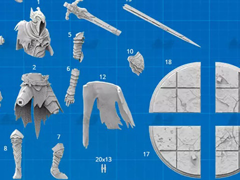 Gambody Artorias 3D finger Ready to Print 3D 打印模型