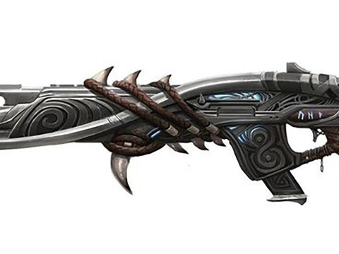Apex legends longhorn longbow 3D finger Ready to Print 3D Druckmodell