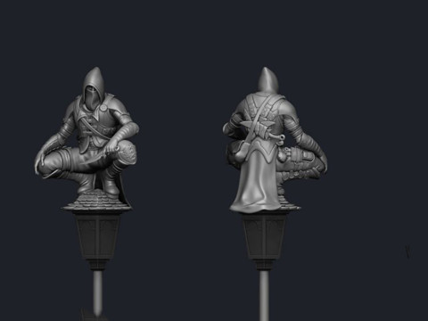 Assassins Creed Thief 3D finger Ready to Print 3D Print Model