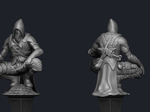 Assassins Creed Thief 3D finger Ready to Print 3D Print Model
