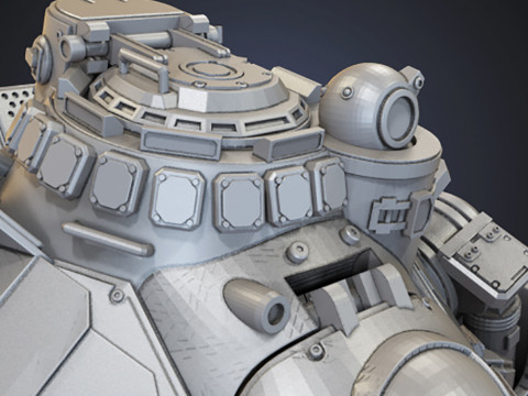 Battle Robot Atlas Titan 3D finger Ready to Print 3Dプリントモデル