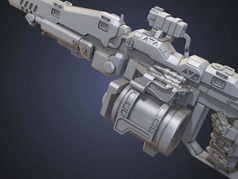 Battle Robot Atlas Titan 3D finger Ready to Print 3Dプリントモデル