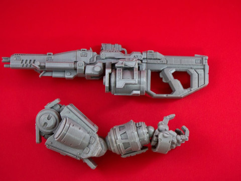 Battle Robot Atlas Titan 3D finger Ready to Print 3Dプリントモデル