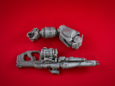 Battle Robot Atlas Titan 3D finger Ready to Print 3Dプリントモデル