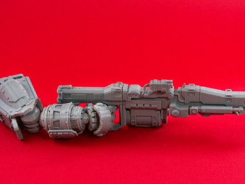 Battle Robot Atlas Titan 3D finger Ready to Print 3Dプリントモデル