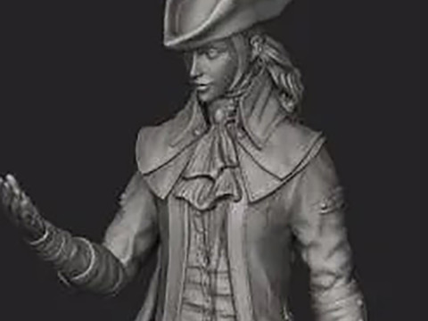 Lady Maria Blood Borne 3D finger Ready to Print 3Dプリントモデル