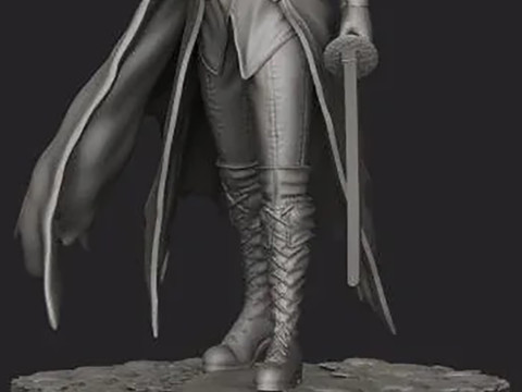 Lady Maria Blood Borne 3D finger Ready to Print 3Dプリントモデル