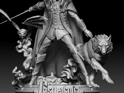 Castlevania 3D finger Ready to Print 3Dプリントモデル