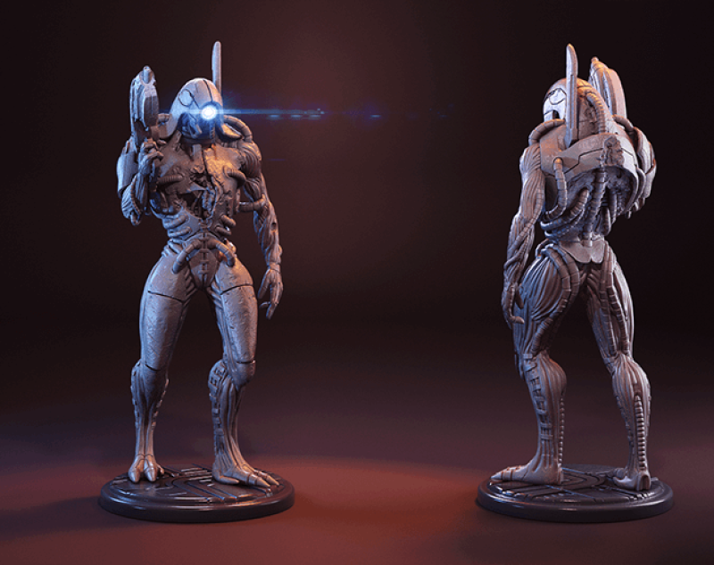 Mass Effect Legion Ready To Print 3D-Druckmodell .c4d .max .obj .3ds .fbx .stl .blend