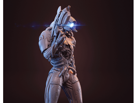 Mass Effect Legion Ready To Print 3D-Druckmodell