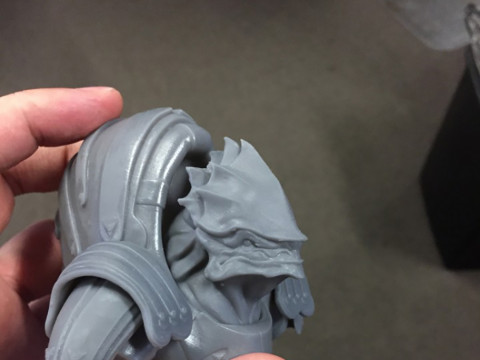 Krogan Bust Mass Effect Ready To Print 3D 打印模型