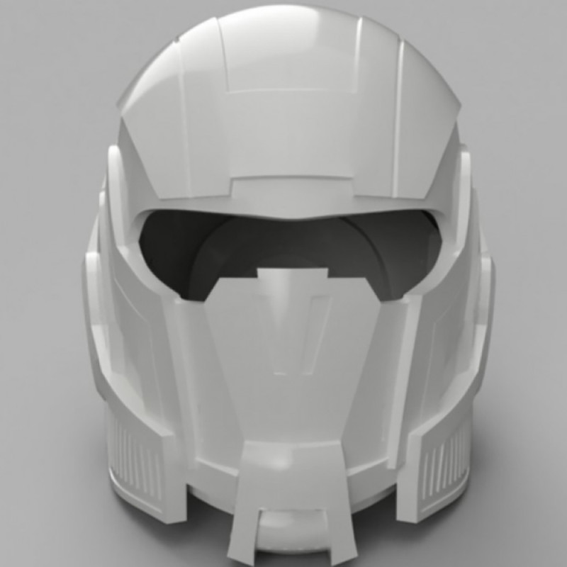 Mass Effect N7 Breather Helmet Ready To Print Model do druku 3D .c4d .max .obj .3ds .fbx .stl .blend