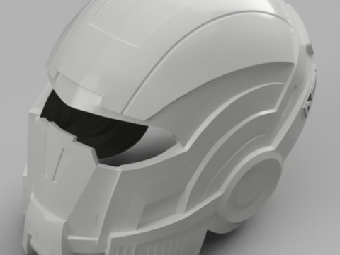 Mass Effect N7 Breather Helmet Ready To Print Model do druku 3D