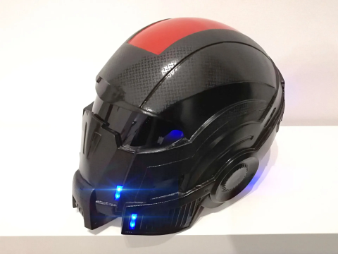 Mass Effect N7 Breather Helmet Ready To Print Model do druku 3D