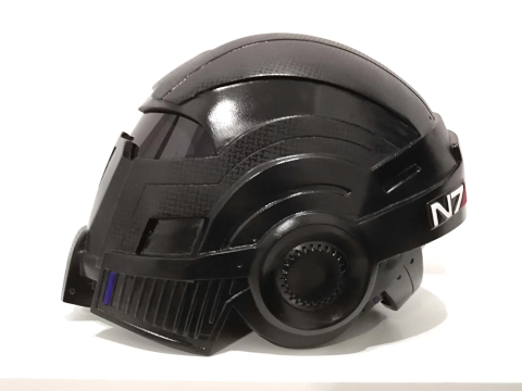 Mass Effect N7 Breather Helmet Ready To Print Model do druku 3D