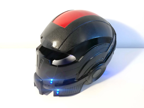 Mass Effect N7 Breather Helmet Ready To Print Model do druku 3D