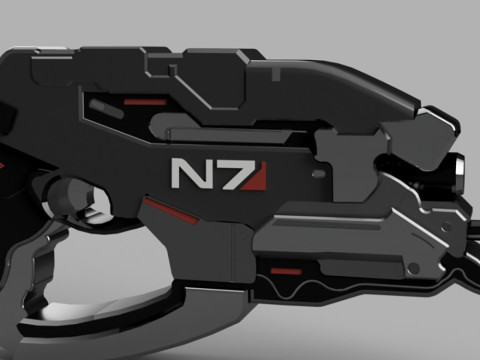 N7 Eagle Mass Effect Ready To Print Model do druku 3D