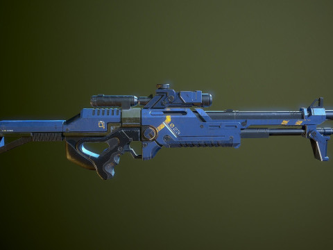 Mass Effect M29 Sniper Rifle Ready To Print 3D-printmodel