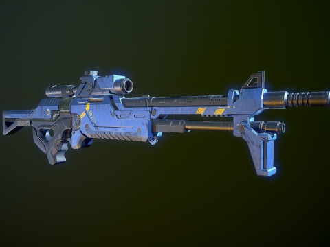 Mass Effect M29 Sniper Rifle Ready To Print Model do druku 3D