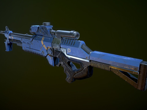 Mass Effect M29 Sniper Rifle Ready To Print Model do druku 3D