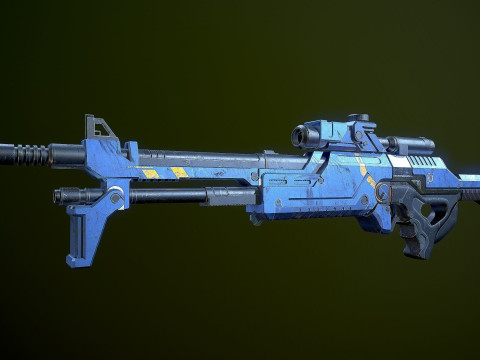 Mass Effect M29 Sniper Rifle Ready To Print Model do druku 3D