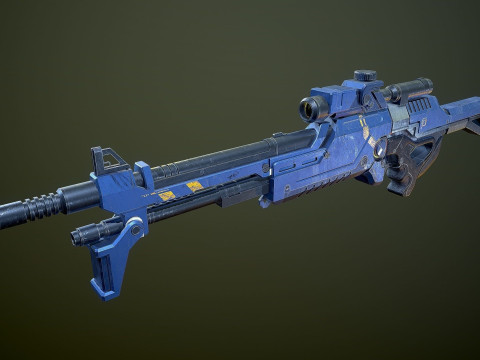 Mass Effect M29 Sniper Rifle Ready To Print Model do druku 3D