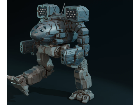 MWO Timberwolf Ready To Print Modello di stampa 3D