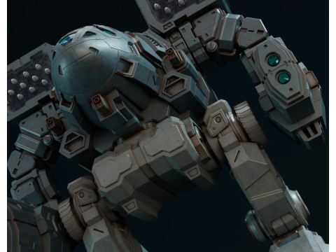 MWO Timberwolf Ready To Print Modello di stampa 3D
