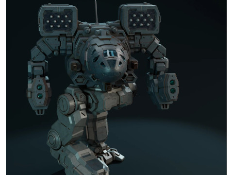 MWO Timberwolf Ready To Print Modello di stampa 3D