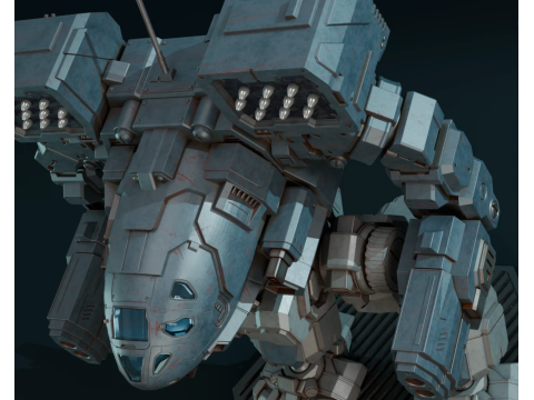 MWO Timberwolf Ready To Print Modello di stampa 3D