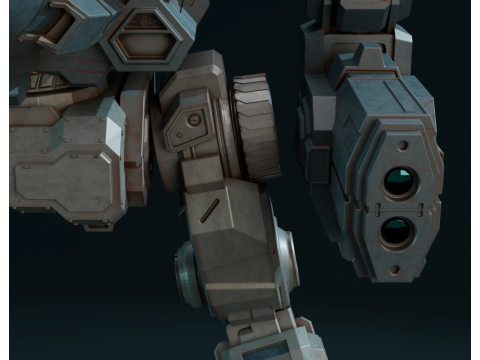 MWO Timberwolf Ready To Print Modello di stampa 3D