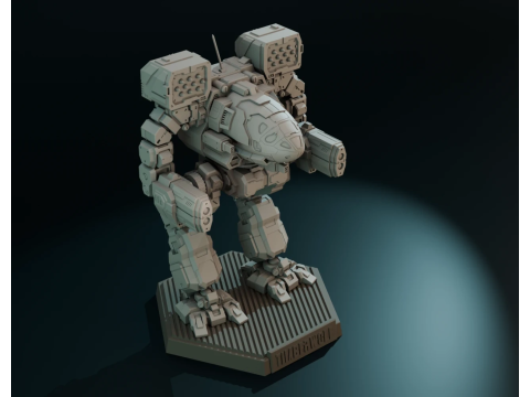 MWO Timberwolf Ready To Print Modello di stampa 3D