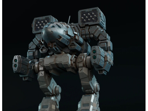 MWO Timberwolf Ready To Print Modello di stampa 3D