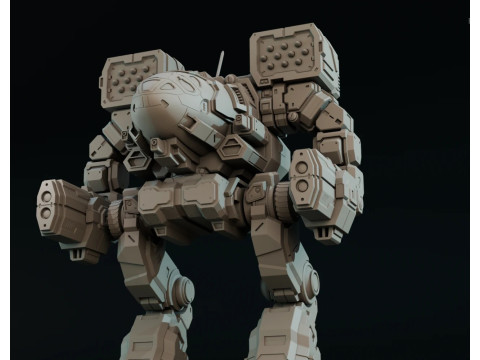 MWO Timberwolf Ready To Print Modello di stampa 3D